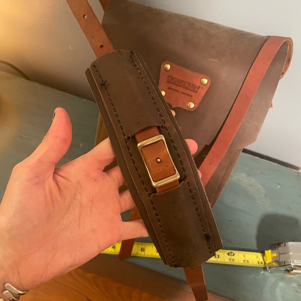 Brown Leather Backpack - image 3